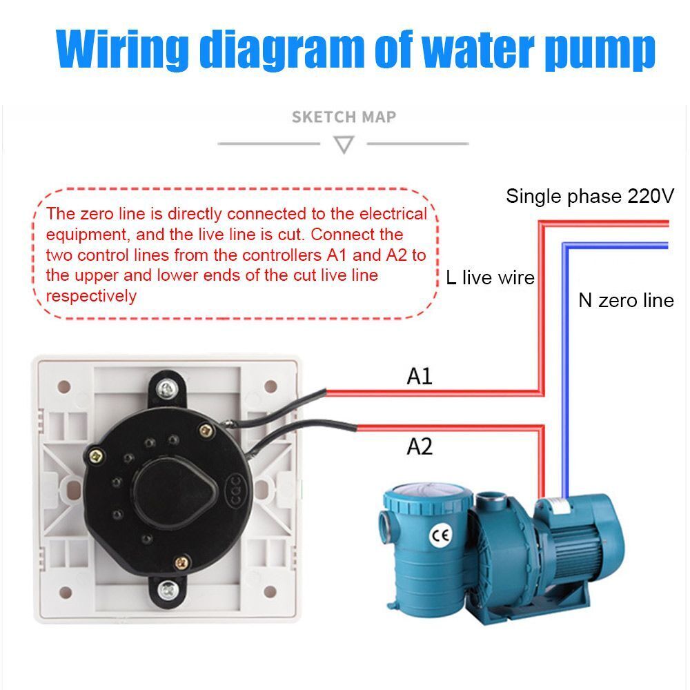 Min Time Control Interruptor Timer Switch Mechanical Countdown Indicator Light