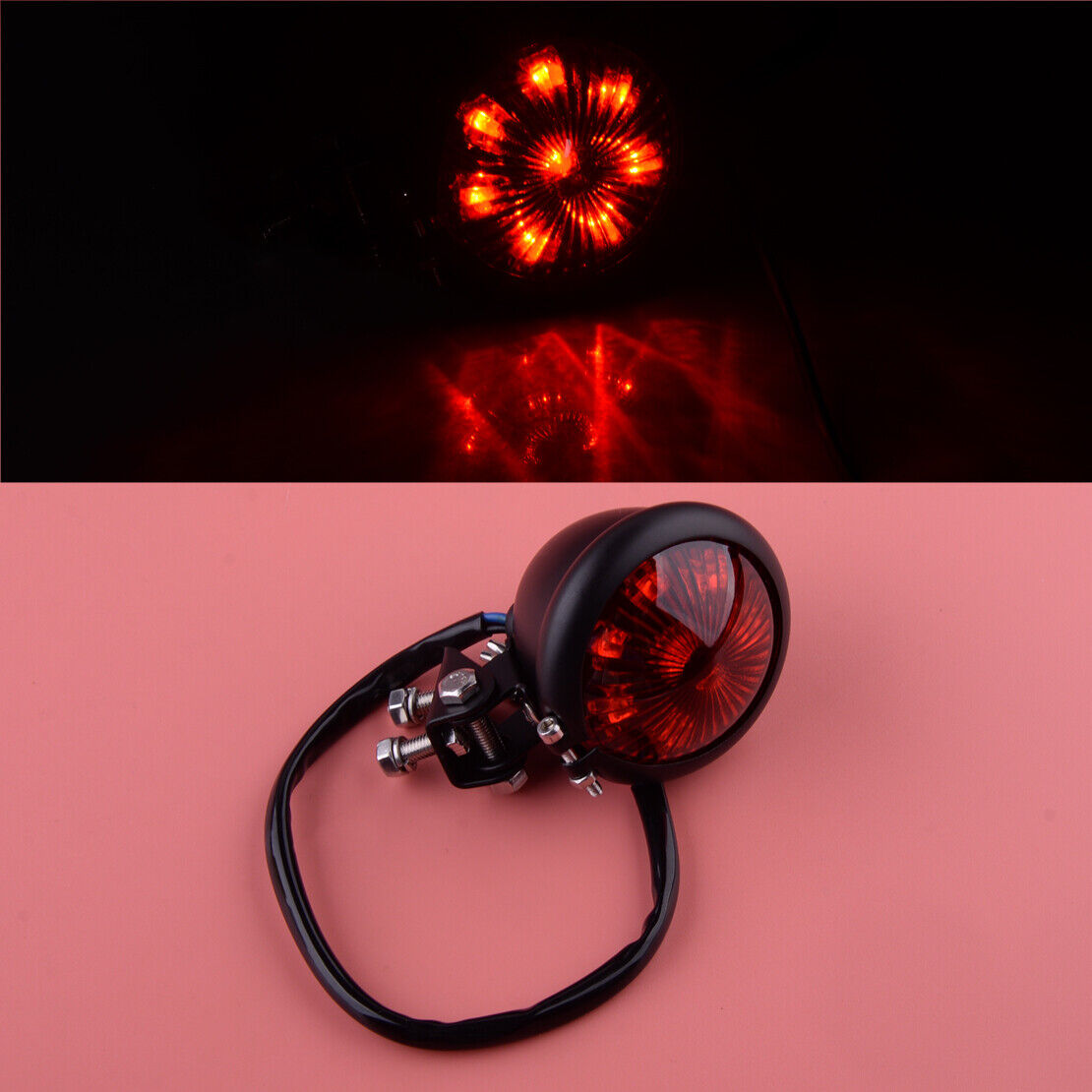 Motorcycle LED Tail Light Indicator Brake Light fit for Cafe Racer fr ATV Dirt