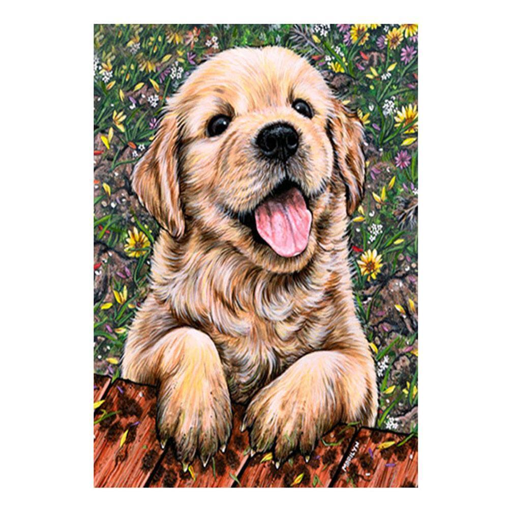 Dog 5D Diamond Painting Full Drill Embroidery DIY Cross Stitch Home Decor