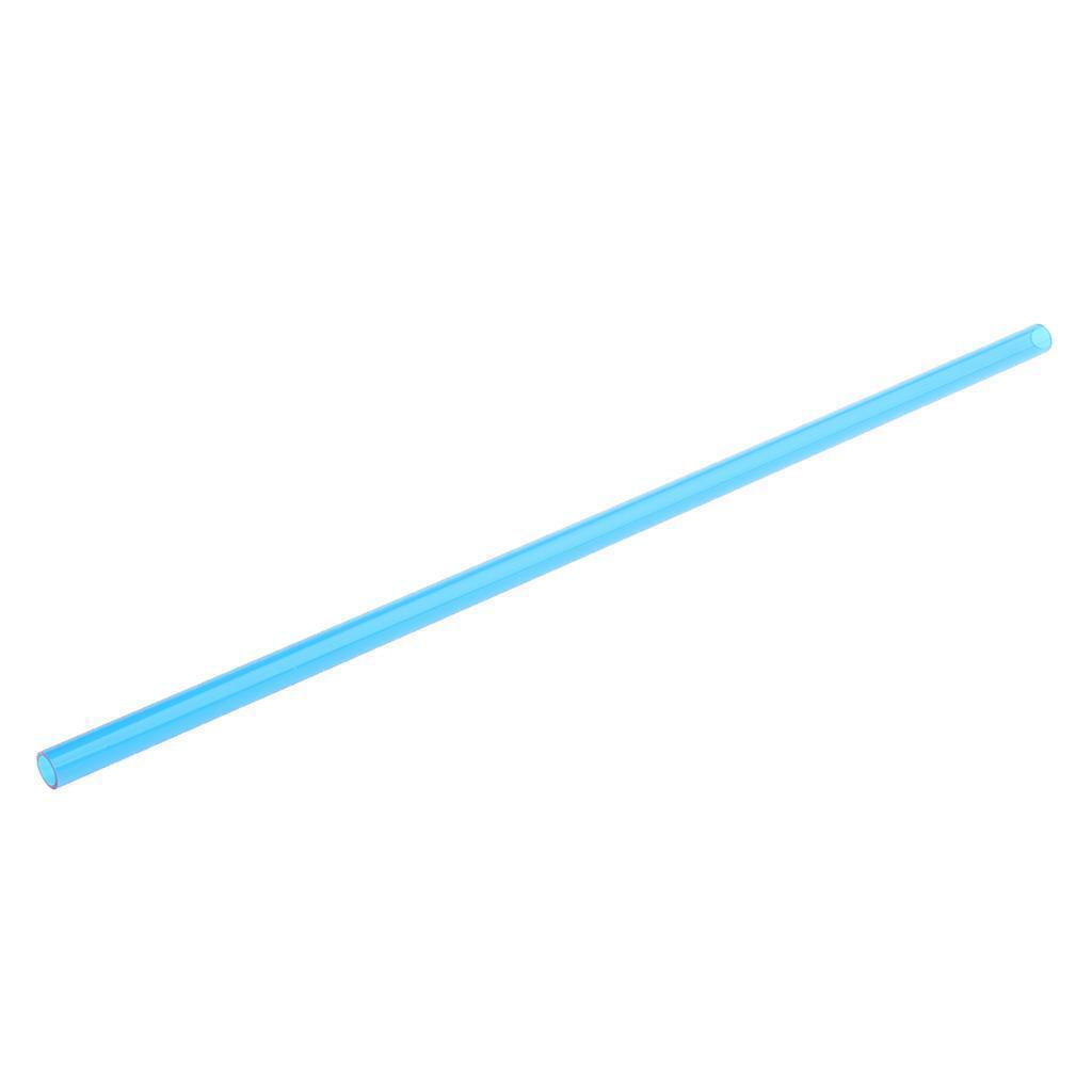 Rigid Acrylic Tube, 10 / 14mm, 3 / 8inch ID, 5 / 8inch OD, 500mm, Blue