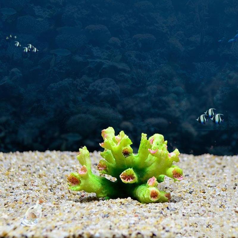 Fish Tank Decorations Cute Coral Aquarium Artistic Ornament for Fish Play