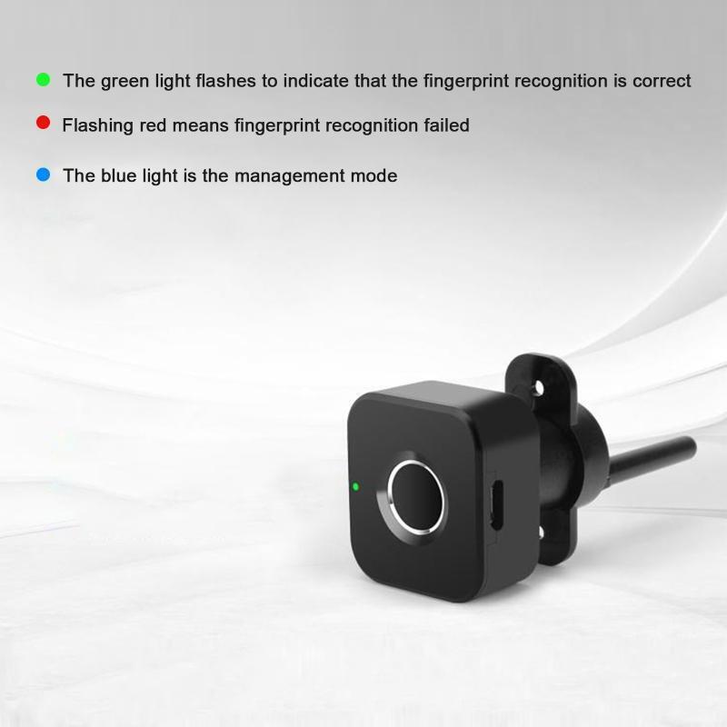 Fingerprint Drawer Lock Home Office Smart Biometric Cabinet Lock Energy Saving