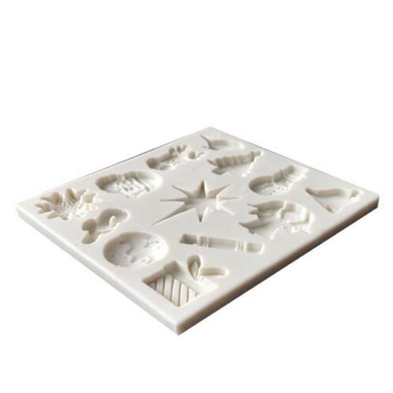 Creative Chocolate Moulds Christmas Series Baking Gadget Cake Baking Accessories
