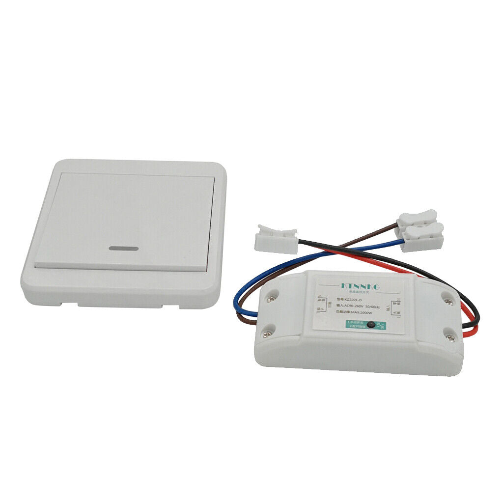 220V  Wireless ON/OF Lamp Remote Control Switch Receiver Transmitter