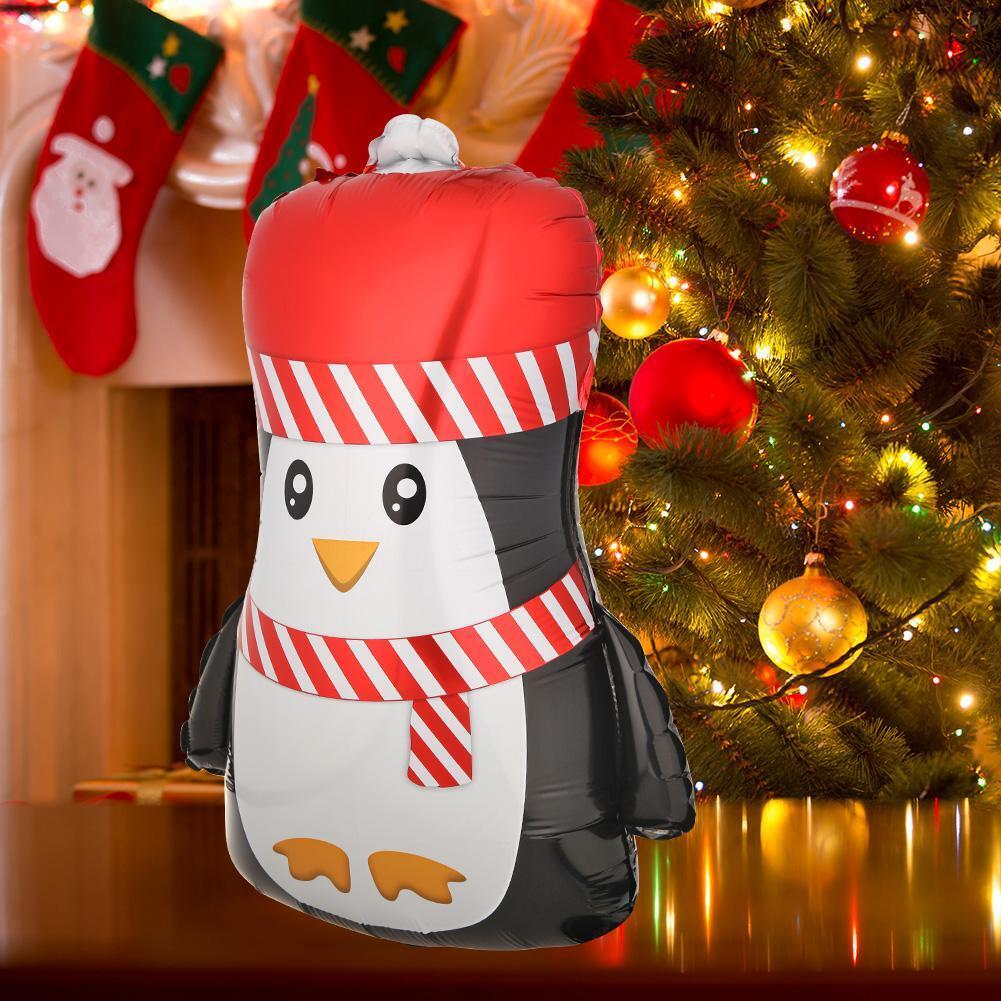 Cute Christmas Aluminum Film Balloon Holiday Party Xmas Decor (Penguin)