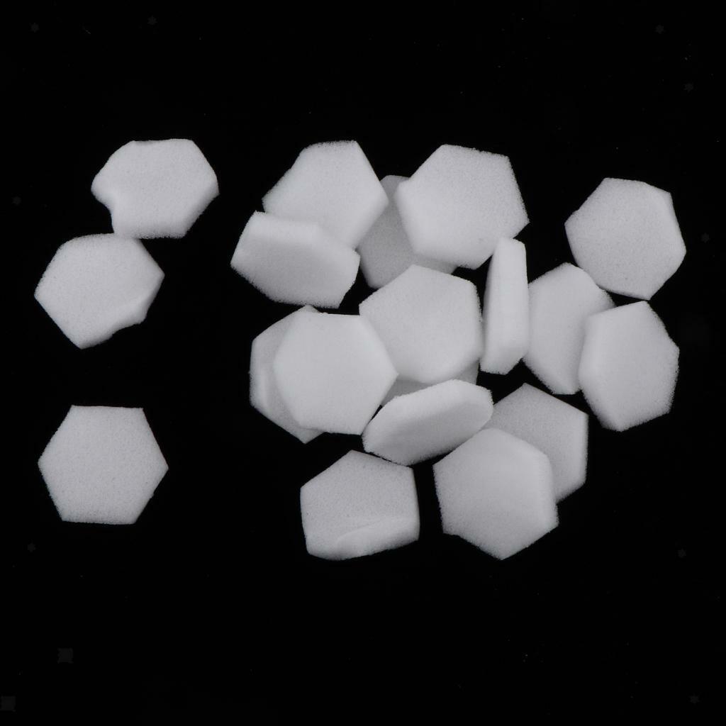 Beauty Hexagon  Sponges for Acrylic Manicure   Decor