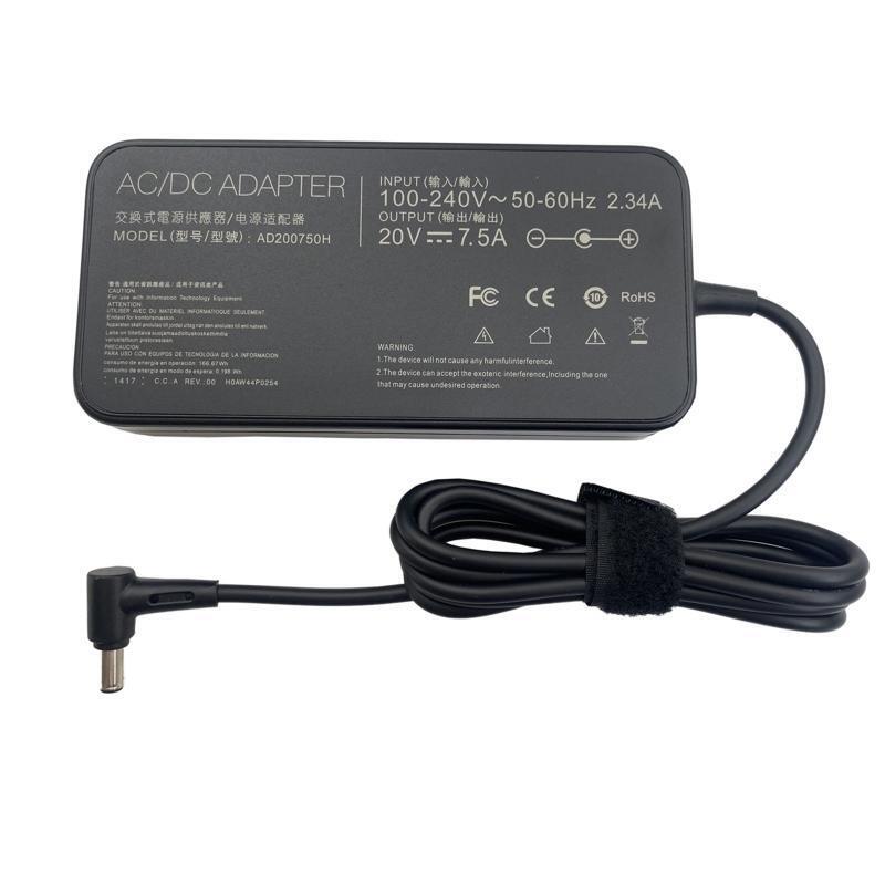 150W 6.0x3.7mm Power Charger for Asus FX505DU G531GT FX705DU Laptop Charging