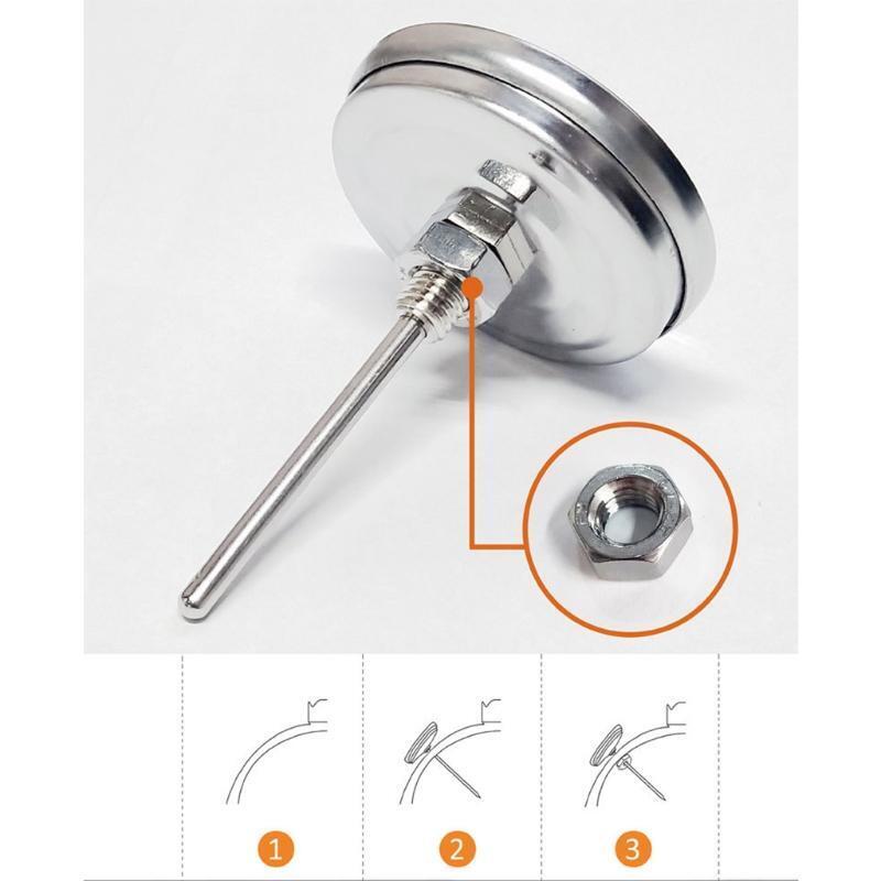 Stainless Steel Barbeque Thermometer Grill Oven Food Cooking Baking Thermometers