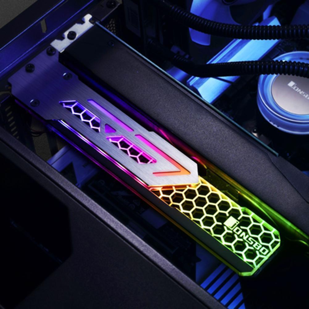 Jonsbo V3 3 Pin RGB Automatic Change Graphics Video Card Support Bracket