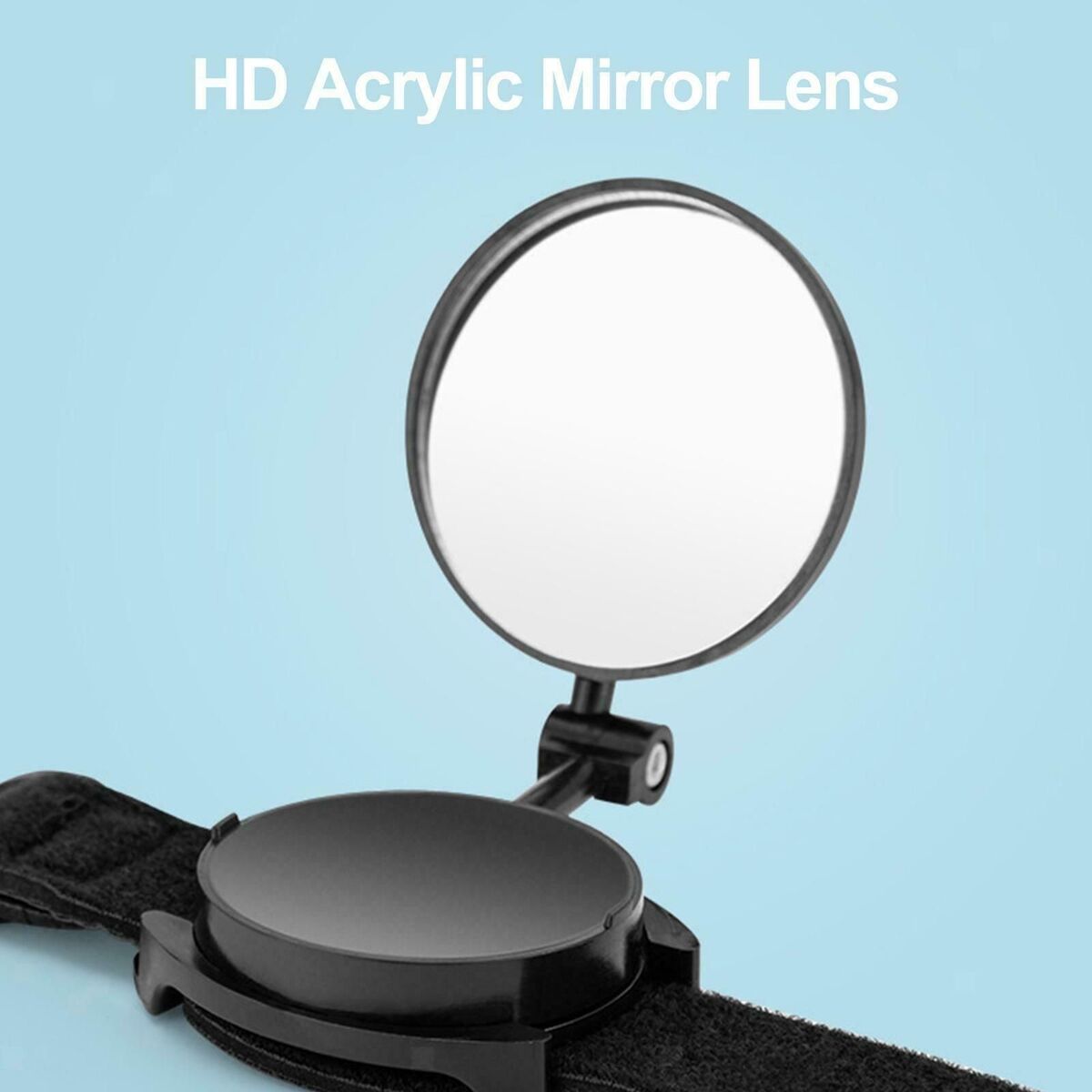 Sports Bicycle Rear View Mirror Back Mirror for Road Bike Bike Wrist Strap