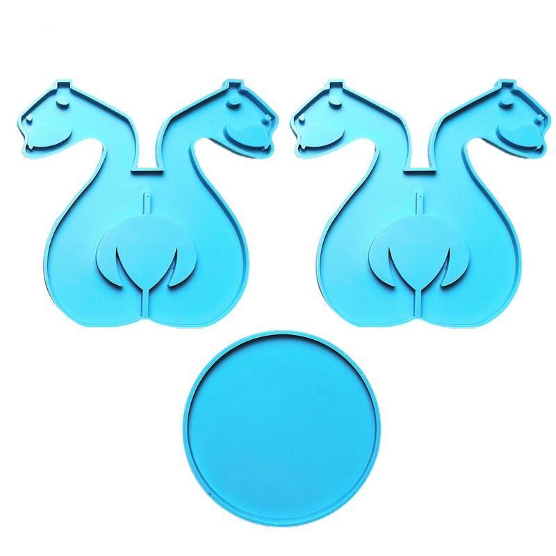 Flower Pot Holder Silicone Mold Beauty Molds for Home Decoration Jewelry Tool