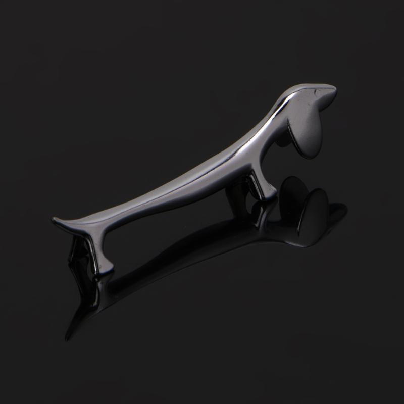 Lovely Little Dog Chopsticks Holder Rest Metal Craft Stainless Steel Decoration