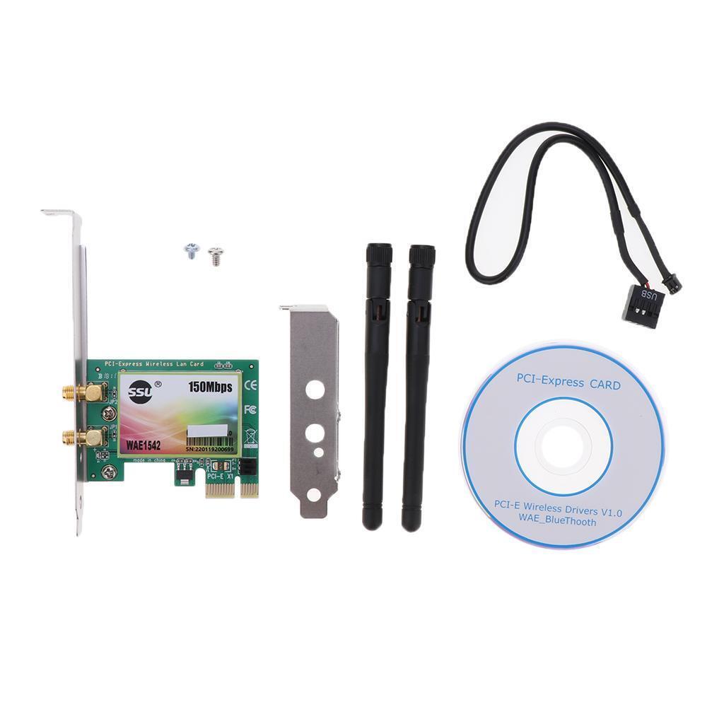 150Mbps USB WiFi Adapter 2,4G for Laptop PC XP/Win7/Win8/Win8.1/Win10