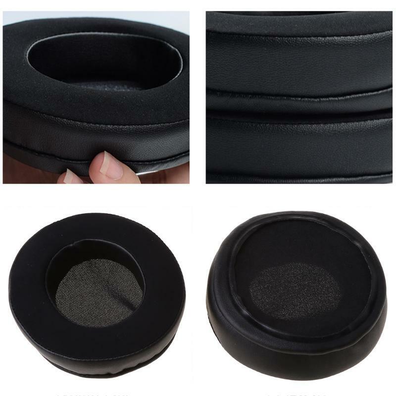 1Pair Leather Earpads Breathable Ear Pad Cushion for Razer Nari 7.1 THX Headset