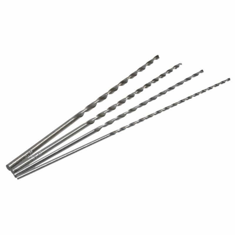 150/200mm High-speed Steel Straight Shank Twist Drilling Bit Set 9Pcs