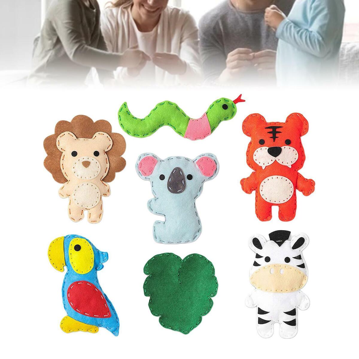 Animals Sewing Craft Kit  Creative   Educational Sewing Set