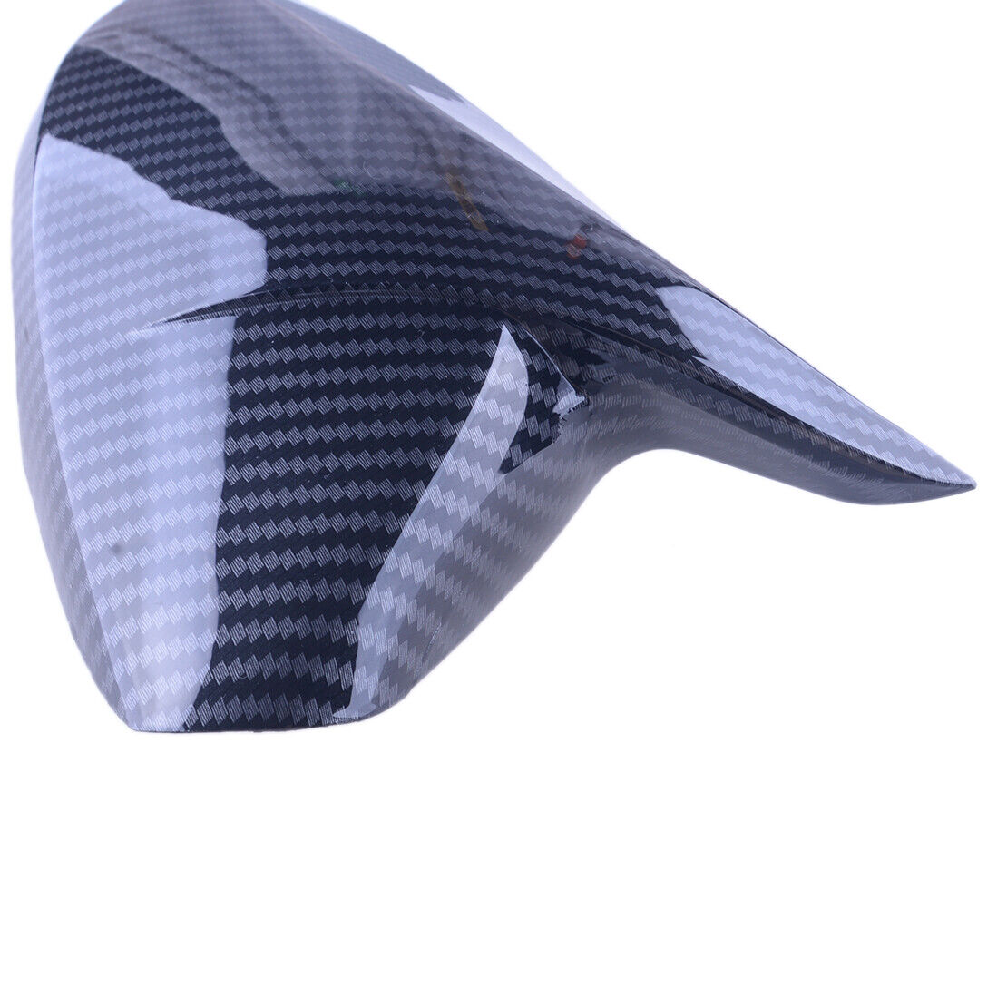 Car Carbon Fiber Style Side Mirror Cover Cap Horn fit for Hyundai Veloster 12-17