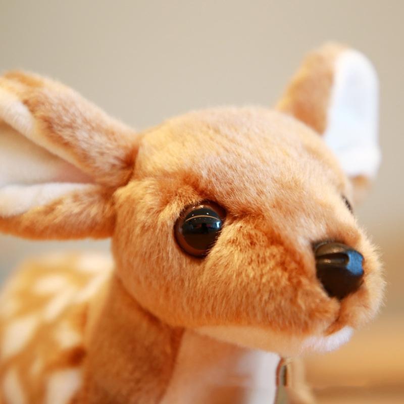 Mini Forest Animal Cartoon Sika Deer Bright Color PVC Made Table Games Best Gift