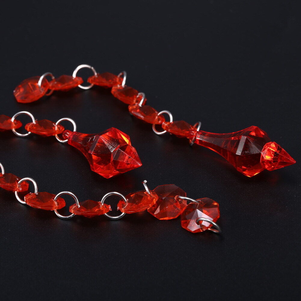 10 X  Acrylic Crystal Beads Garland Chandelier Hanging Wedding Party Decor