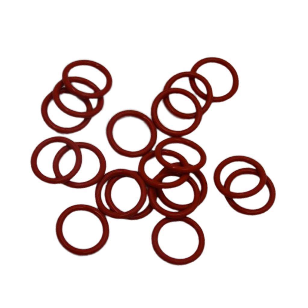 Set of 20 High Quality O-Rings Tube Damper Silicone Rings For 12AX7 12AU7
