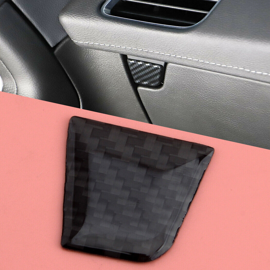 Car Glove Box Handle Switch Cover Trim Fit For Chevrolet Corvette C7 2014-19 New