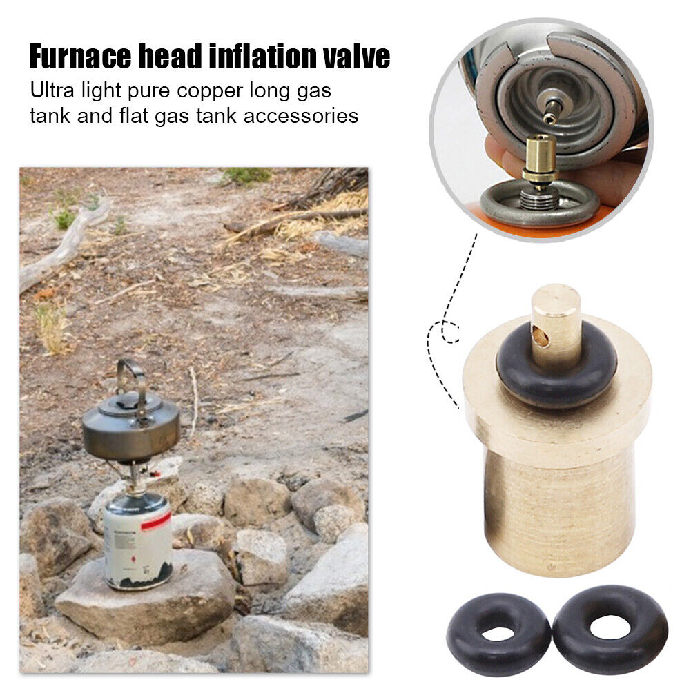 Outdoor Camping Portable Stove Refill Adaptor Gas Cylinder Tank Fill Valve