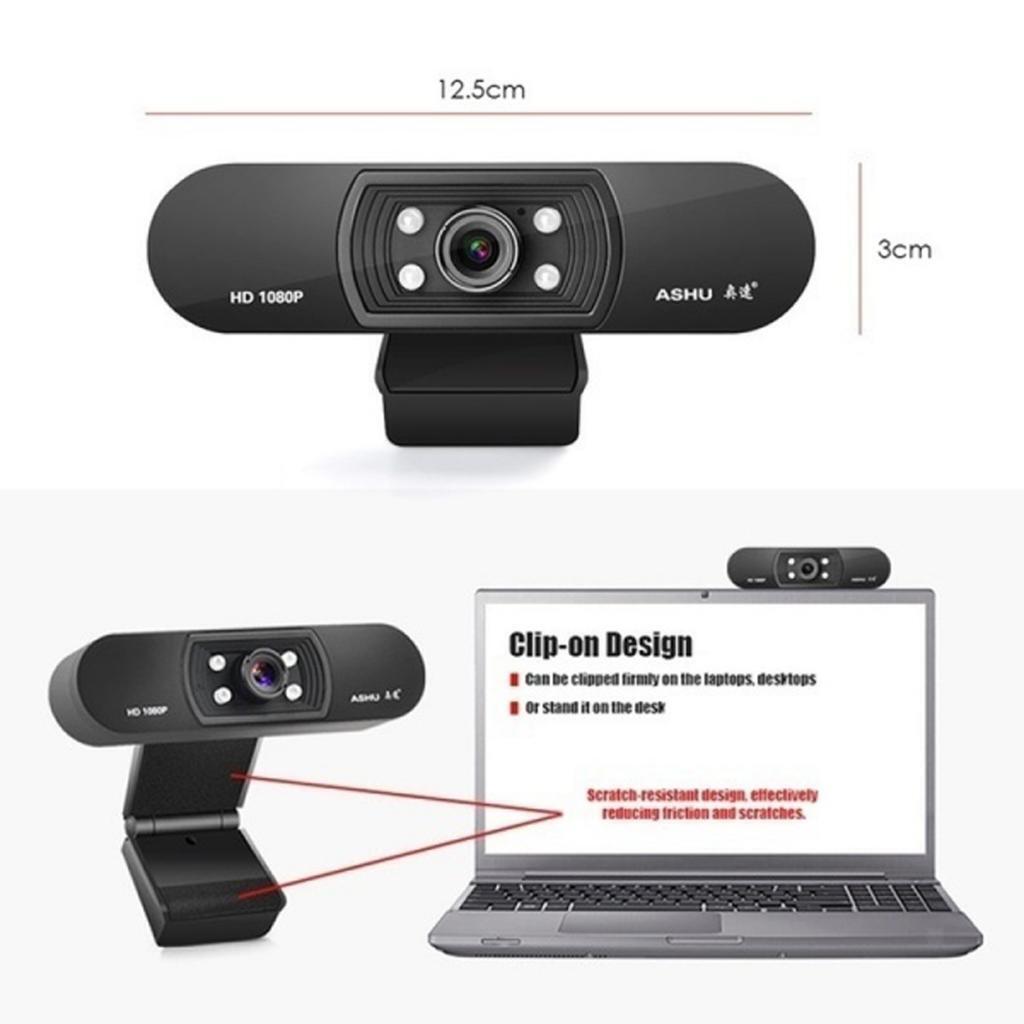 Computer Web Camera Webcam USB Camera Laptop for Gaming/Remote Study/Work