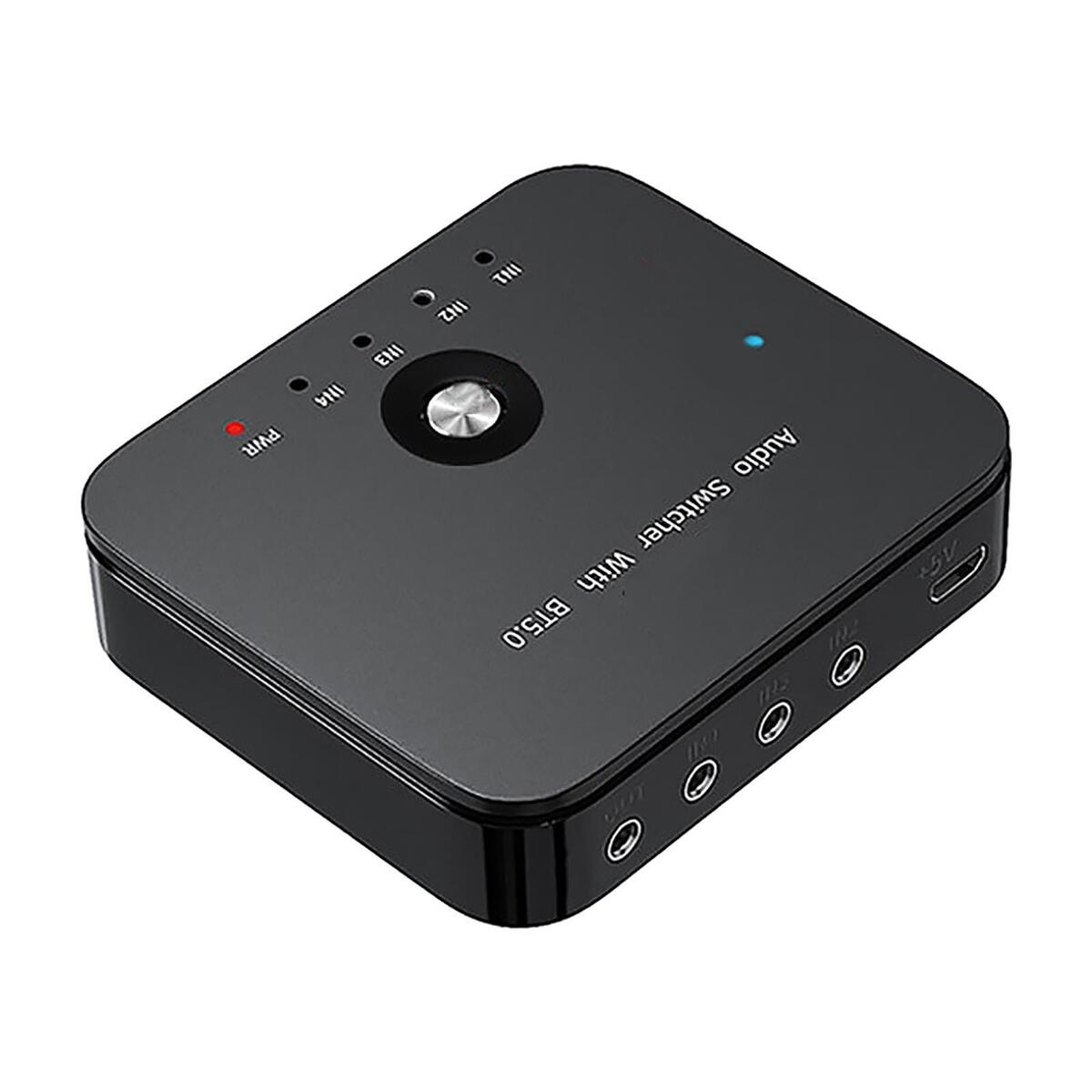 3.5mm Audio Switcher Multimedia Supplies Audio Splitter Box BT5.0 Receiver