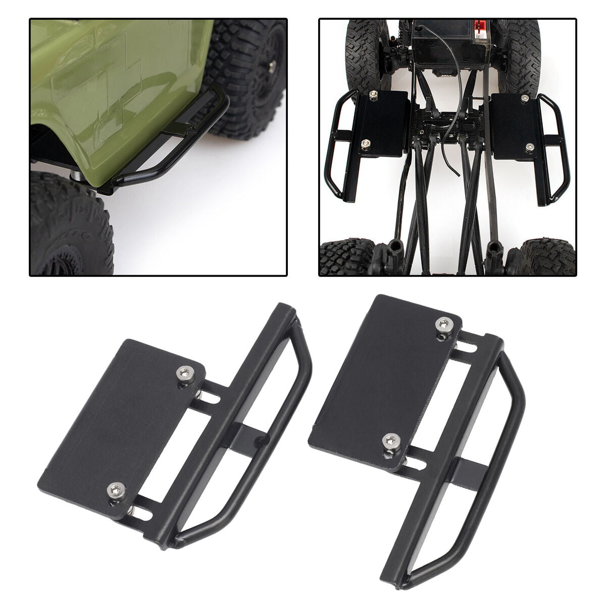 Side Pedal Guard for Axial SCX24 RC  DIY Modified Replacement