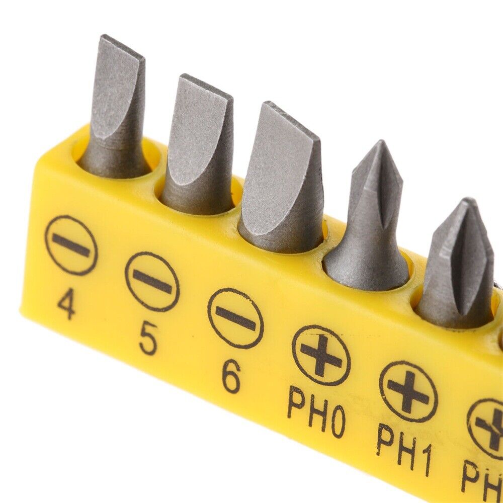 10pcs Power Bits Set Screwdrivers Drills Impact Drivers Hex Shank Magnetic C8B