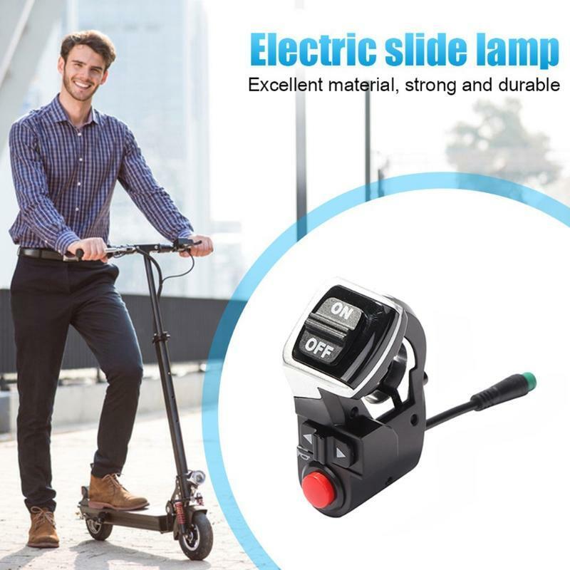 Waterproof Motorcycle Handlebar Headlight Spot Light On Off Switch for Kugoo M4