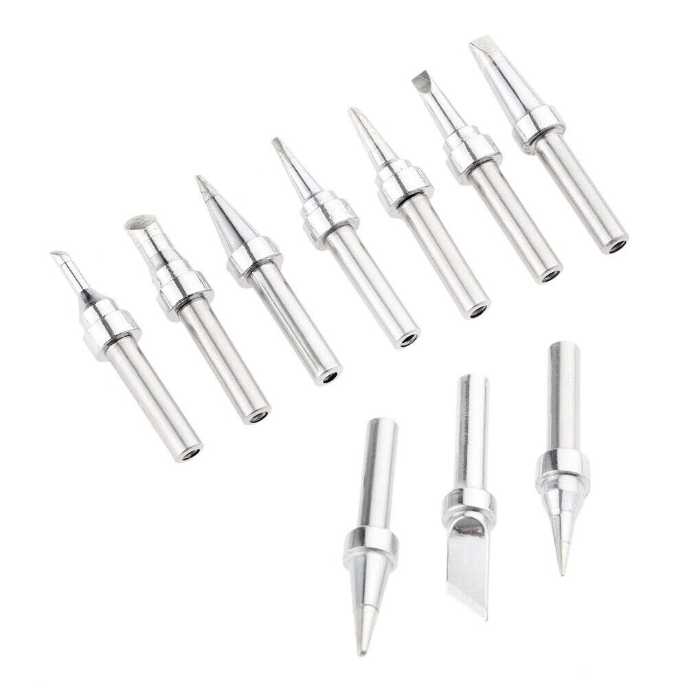 10Pcs 200M-T Series 31mm Soldering Iron Tip for Welding Small Components Repair