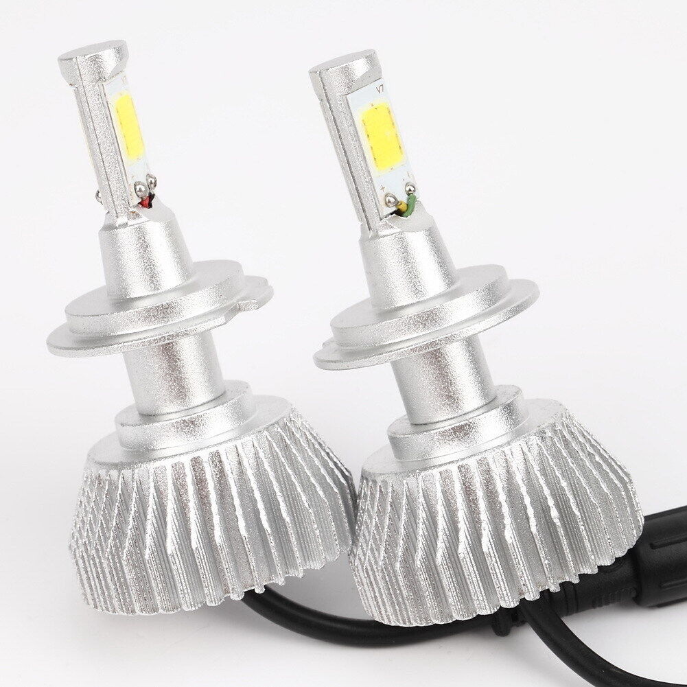 H7 LED Headlight Kit Vehicle Car HeadLamps Beam Bulb 60W 6000LM 6000k White