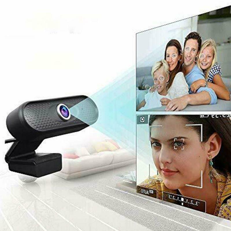1080P Webcam High Resolution Computer Peripherals Plastic Built In Microphone