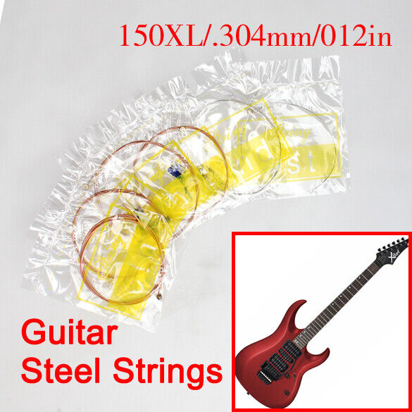 New Acoustic Guitar Set of Wooden Guitar 6 Steel Strings 150XL/.304mm/012in