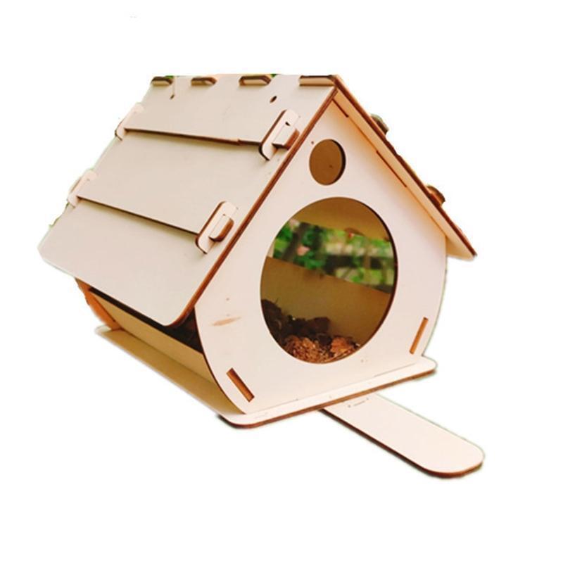 Bird House Kits to Build Wood Bird Feeder Birdhouse Outside Hanging Bird Nest