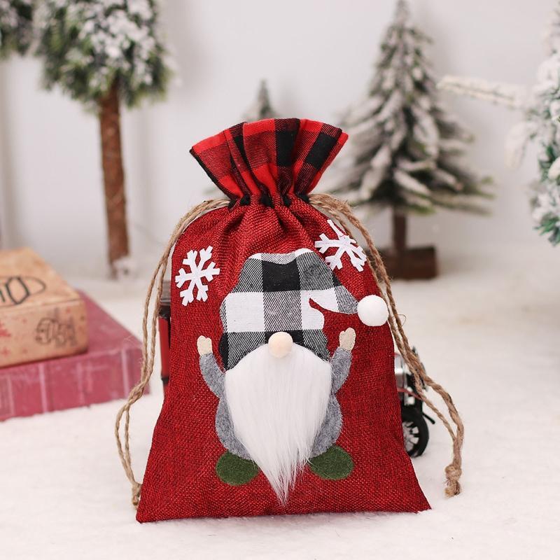 Christmas Gnome Gift Bags 3 Pack Snowflake Gnomes Home Baby Shower Wedding Party