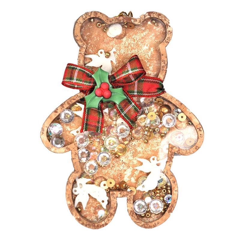 Cute Bear Shaker Metal Cutting Dies Stencil DIY Scrapbooking Embossing Template