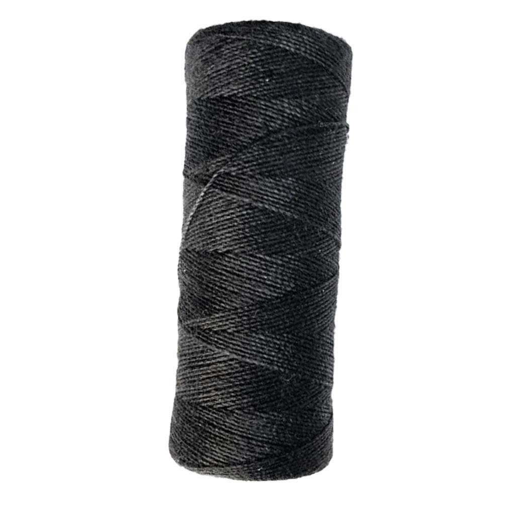 Cotton Hair Track Weft Weaving Sew Decor Thread for Hair Extensions Black
