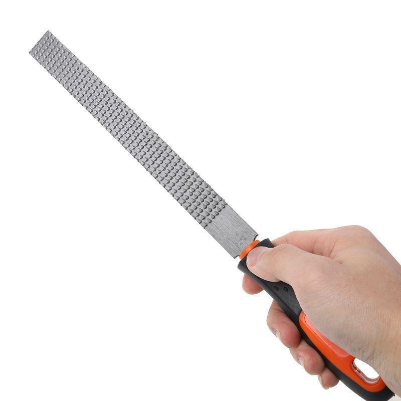 3Pcs/Set Wood Rasp Steel File Carving Flat Round Semi-circular Shape Metal File