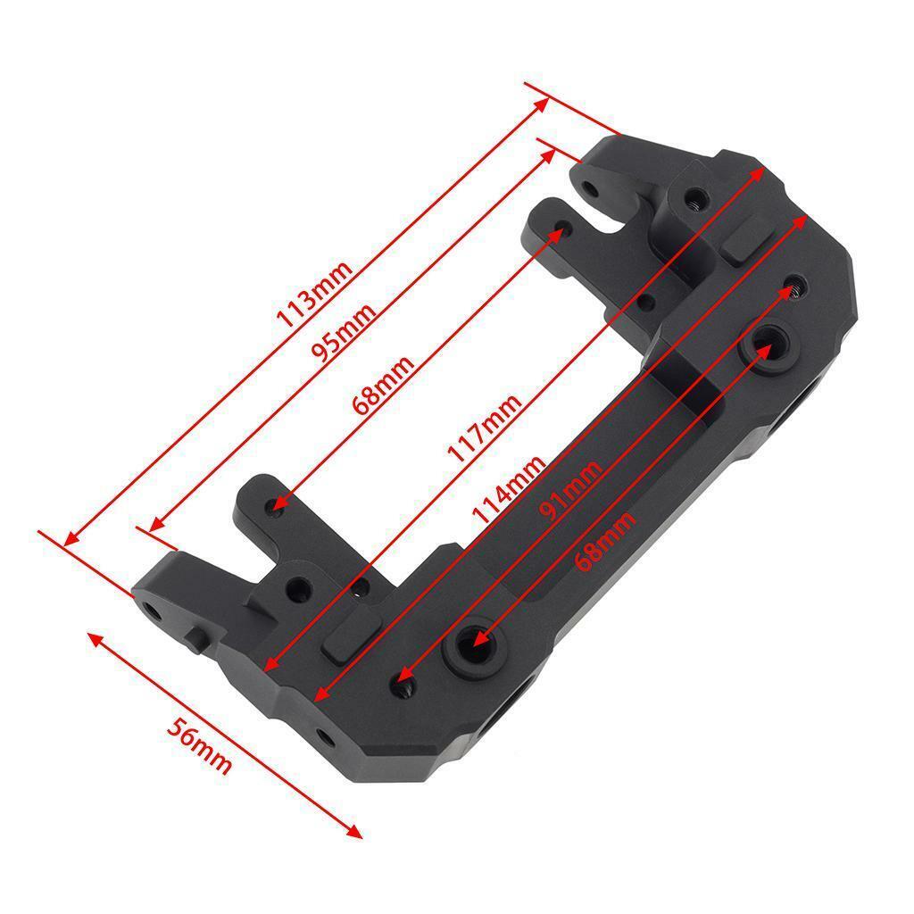 Front Rear Bumper for AXIAL SCX6 1:6 RC Rock Crawler Car Accessories Parts