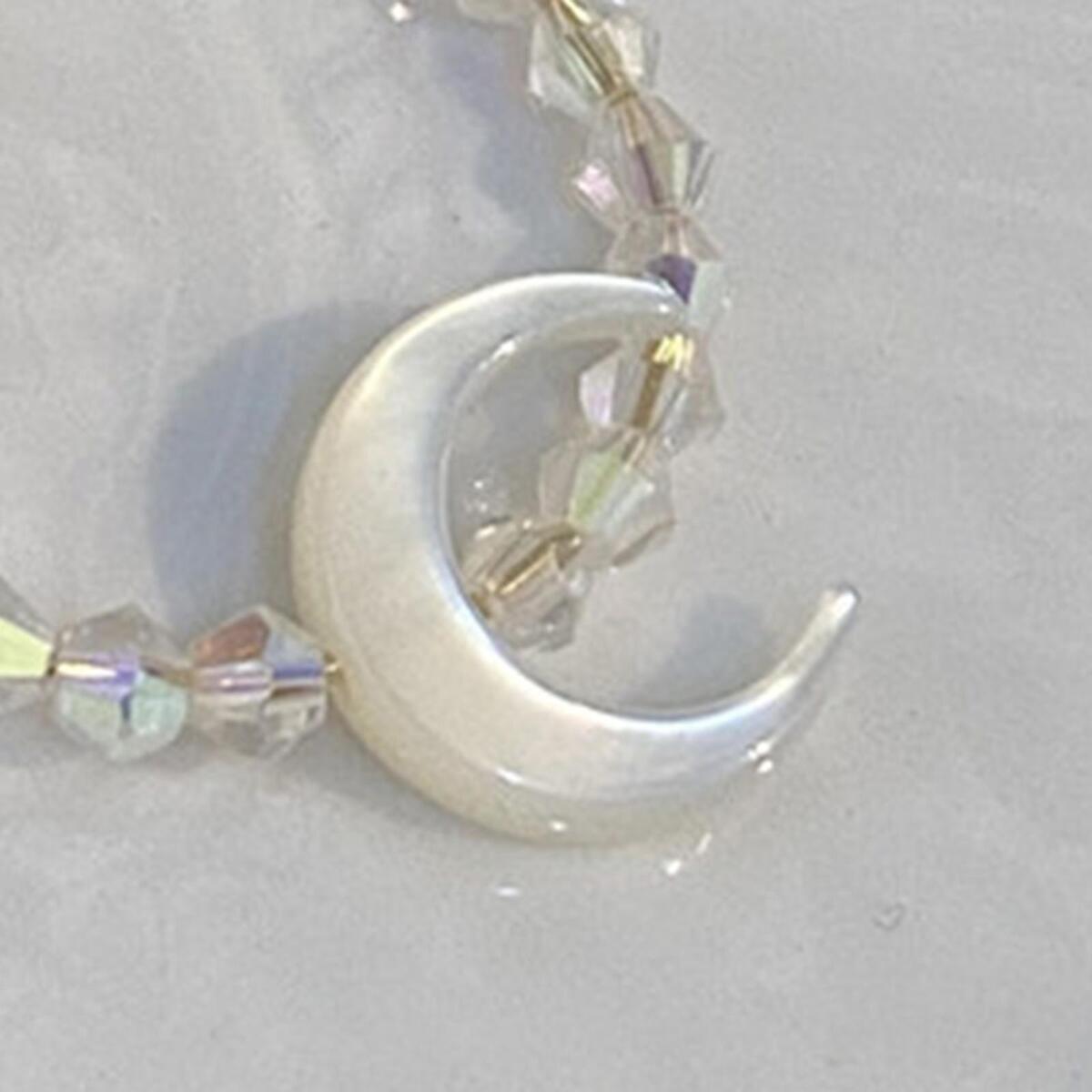 Open Ring Moon Adjustable Novelty Fashion for Party Mother'S Day Birthday