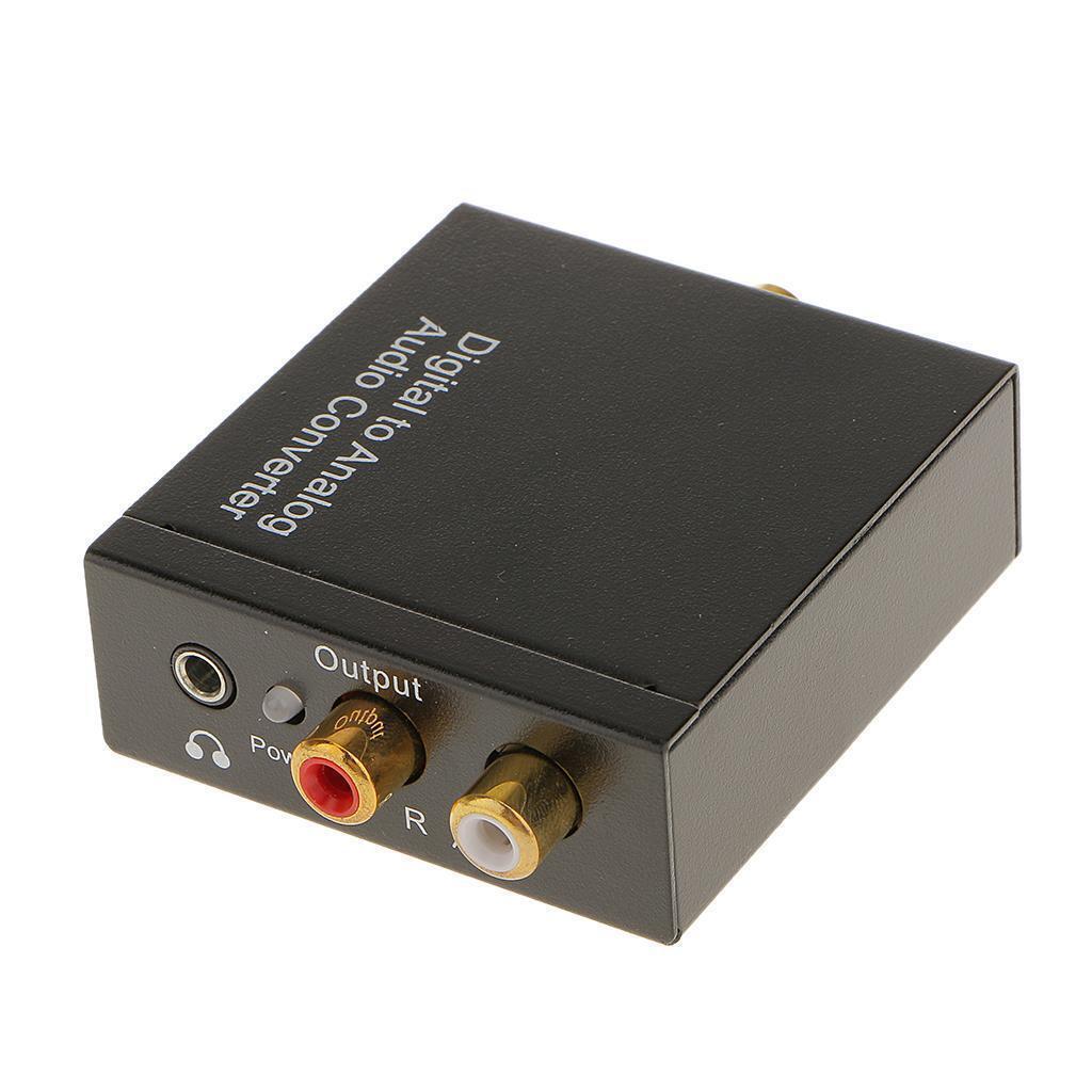Digital Coaxial  Optical to Analog L/ Audio Converter Adapter
