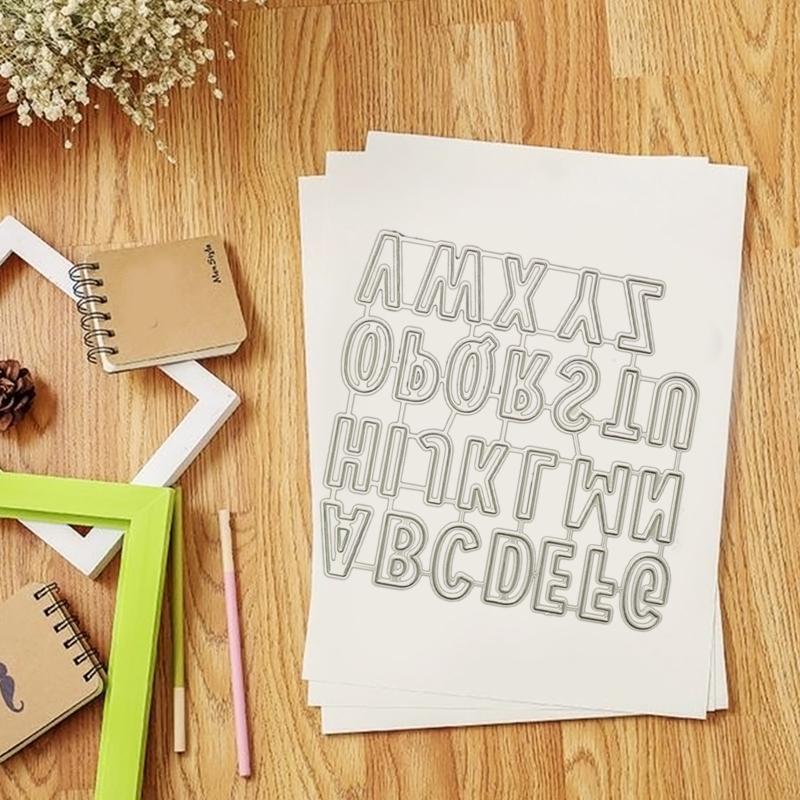 Cutting Dies Capital Letter for Invitation Card Scrapbooking Embossing Paper Dec