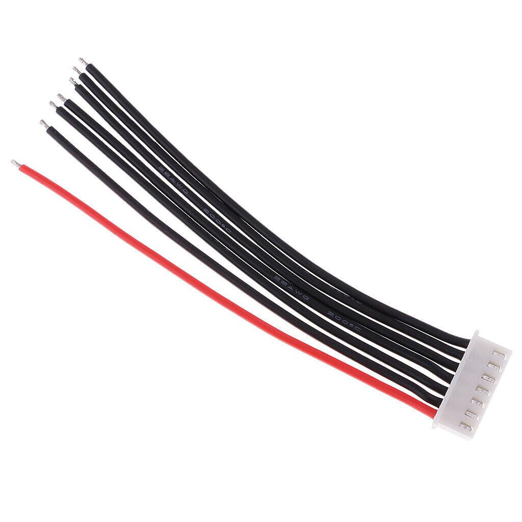10pcs JST-XH Connector -6S  B6  Charger Silicon Cable 10cm