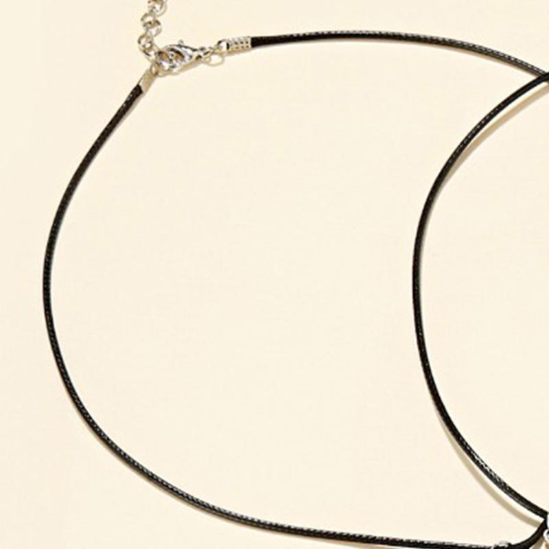 2Pcs Friendship Kindred Eternal Hunter Pendant Necklace Meaningful Jewelry Chain