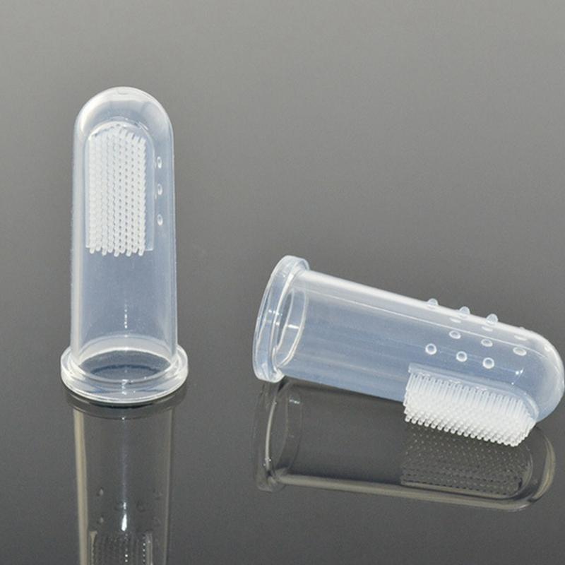 Lots Infant Finger Toothbrush Teether Brush Gum Teeth Baby Silicone Massager New