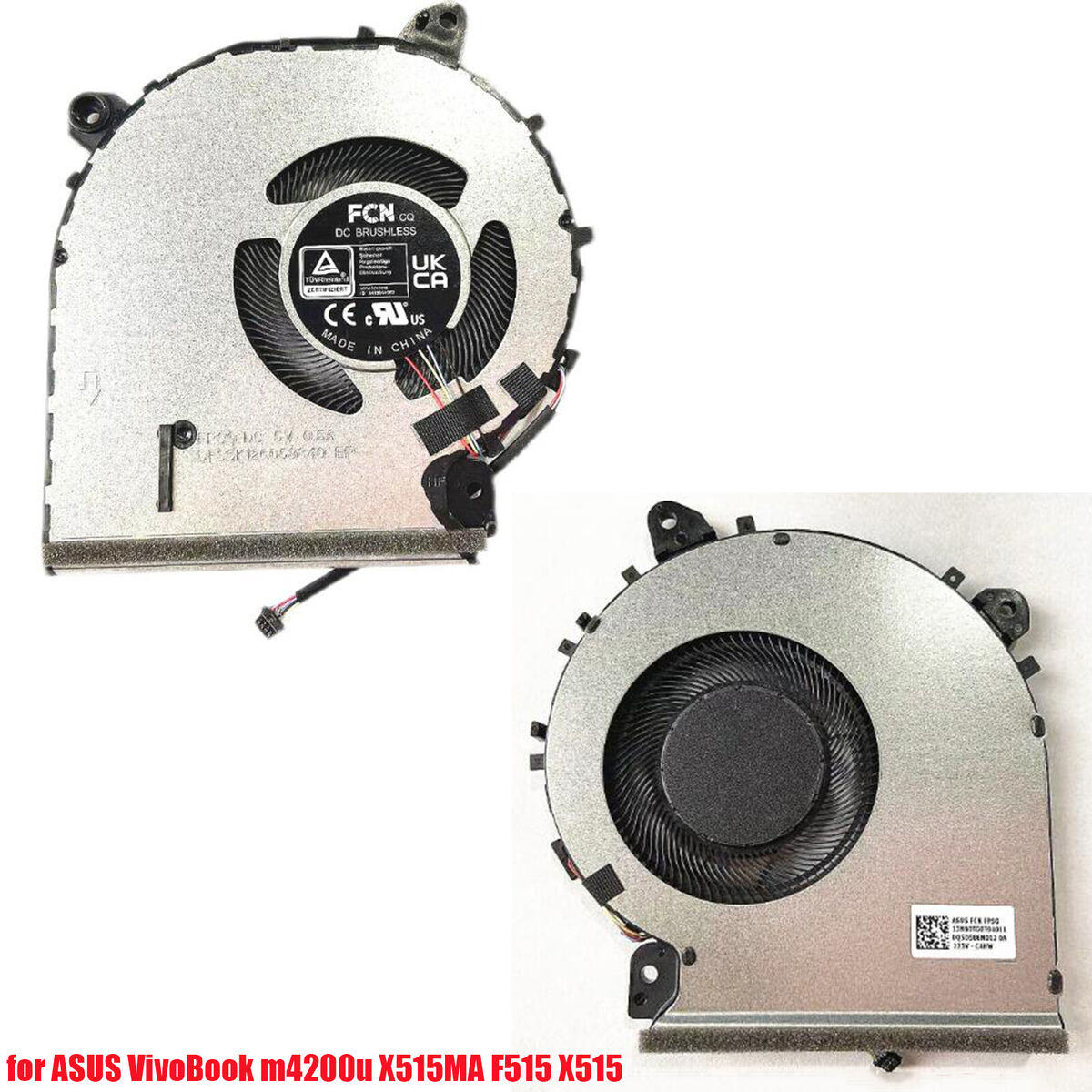 CPU Cooling Fan Replacement For ASUS VivoBook M4200u X515MA F515 X515 Cooler Fan