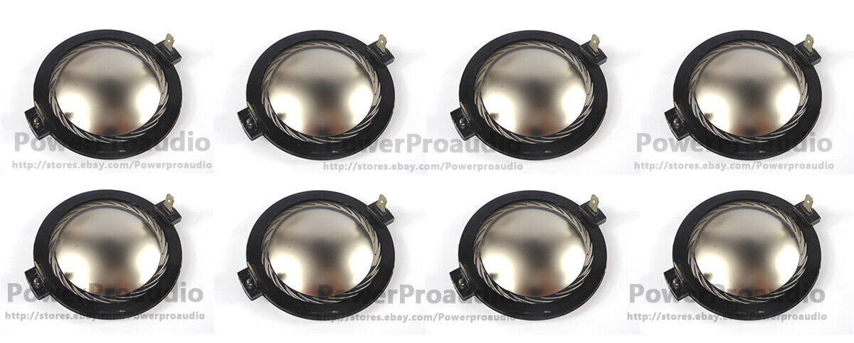 8PCS Aftermarket Diaphragm For RCF ND 650 8ohm  63.7mm Titanium Dome