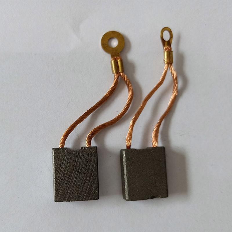 2Pc 21x18x7mm Carbon Brush for Electric Motor Power Tool Replacement Repair Part